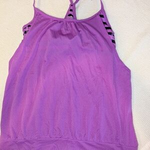 SO Purple Sleeveless Tank‎ Top